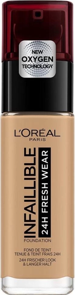 L’Oréal Paris Make-Up Designer Infaillible 24H Fresh Wear Foundation - 260 Golden Sun - Langhoudend -Make-Up Poeder Verkoop 307x1200 3