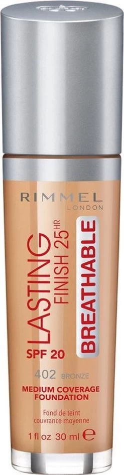 Rimmel London Lasting Finish Breathable Foundation Bronze - Beige -Make-Up Poeder Verkoop 313x1200