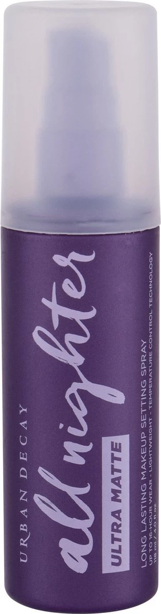 Urban Decay All Nighter Ultra Matte Long Lasting Makeup Setting Spray - 118 Ml 2 Urban Decay All Nighter Ultra Matte Long Lasting Makeup Setting Spray - 118 Ml - Afbeelding 2
