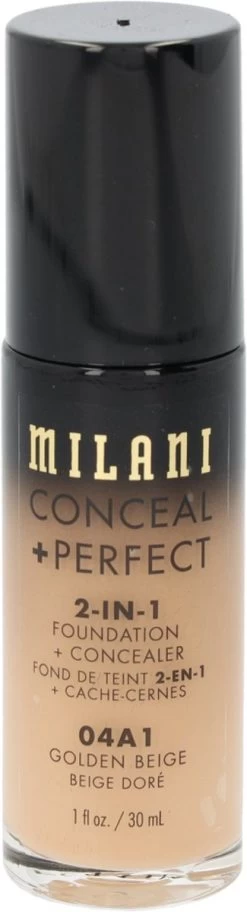 Milani Conceal + Perfect 2-in-1 Foundation + Concealer - Golden Beige -Make-Up Poeder Verkoop 325x1200 2