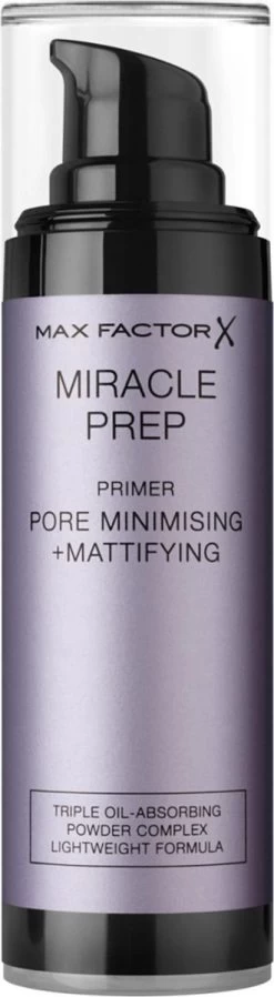 Max Factor Miracle Prep Primer Pore Minimising & Mattifying - 30 Ml -Make-Up Poeder Verkoop 330x1200