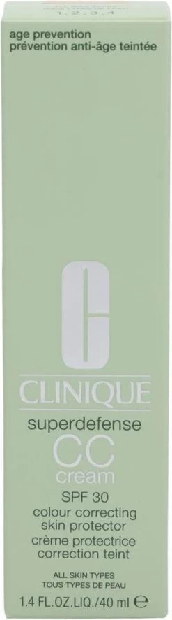 Clinique Superdefense CC Cream SPF30 - 04 Medium - CC Cream - 40 Ml 14 Clinique Superdefense CC Cream SPF30 - 04 Medium - CC Cream - 40 Ml -Make-Up Poeder Verkoop 334x1200