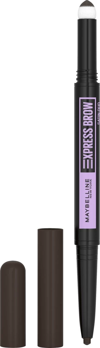 Maybelline Express Brow Duo Wenkbrauwpotlood - 05 Black Brown 4 Maybelline Express Brow Duo Wenkbrauwpotlood - 05 Black Brown - Afbeelding 4