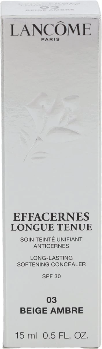 Lancôme Effacernes Longue Tenue Concealer 15 Ml - 03 Beige Ambre 4 Lancôme Effacernes Longue Tenue Concealer 15 Ml - 03 Beige Ambre - Afbeelding 4