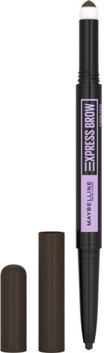 Maybelline Express Brow Duo Wenkbrauwpotlood - 05 Black Brown 2 Maybelline Express Brow Duo Wenkbrauwpotlood - 05 Black Brown - Afbeelding 2
