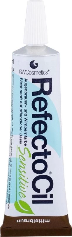 RefectoCil - Sensitive - Wimper & Wenkbrauw Verf - Midden Bruin - 15 Ml -Make-Up Poeder Verkoop 368x1200 1