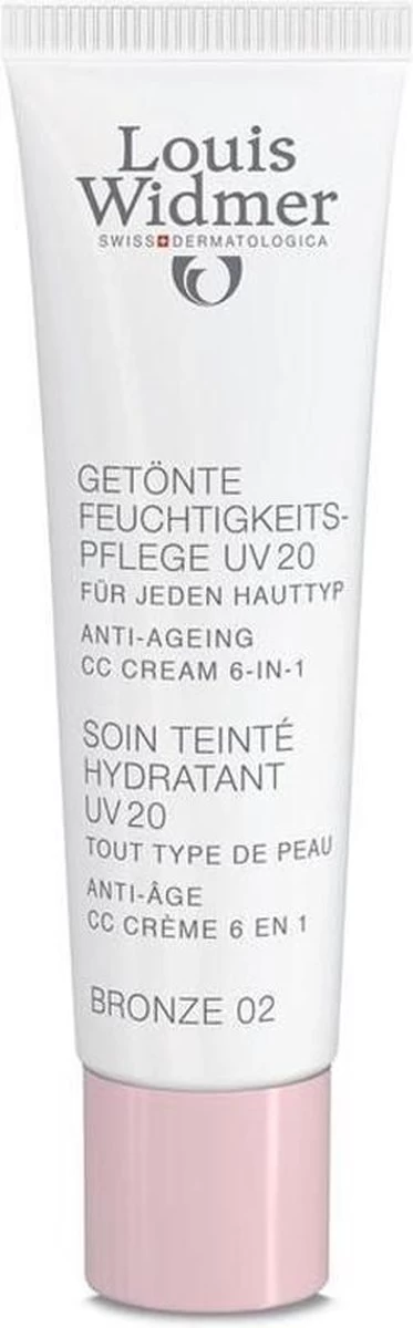 Louis Widmer CC-cream (getinte Dagverzorging UV20) Nr.2 Bronze Ongeparfumeerd 1 Louis Widmer CC-cream (getinte Dagverzorging UV20) Nr.2 Bronze Ongeparfumeerd
