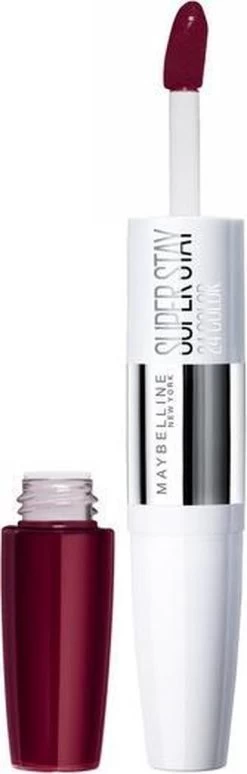 Maybelline SuperStay 24H Lipstick - 835 Timeless Crimson -Make-Up Poeder Verkoop 383x1200 3