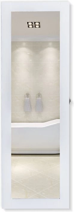 HOMCOM 2-in-1 Sieradenkast Wandspiegel Spiegelkast Sieraden Ladekast Spiegel 833-102WT 17 HOMCOM 2-in-1 Sieradenkast Wandspiegel Spiegelkast Sieraden Ladekast Spiegel 833-102WT -Make-Up Poeder Verkoop 421x1200 1