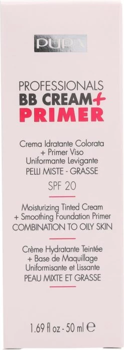 Pupa Milano BB Cream + Primer For Combination To Oily Skin - 001 Nude -Make-Up Poeder Verkoop 425x1200