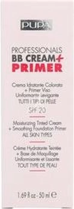 Pupa Milano Professionals BB Cream + Primer - Nude 001 -Make-Up Poeder Verkoop 426x1200