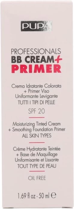 Pupa Milano Professionals BB Cream + Primer - Nude 001 -Make-Up Poeder Verkoop 429x1200