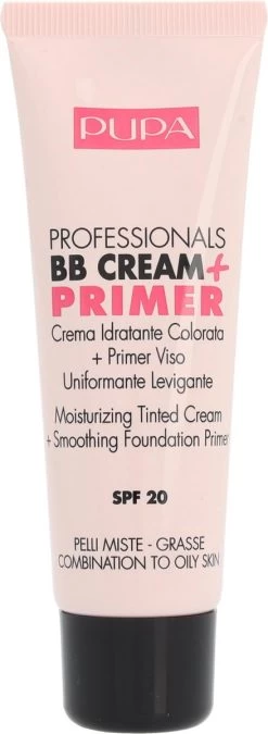 Pupa Milano BB Cream + Primer For Combination To Oily Skin - 001 Nude -Make-Up Poeder Verkoop 439x1200 4