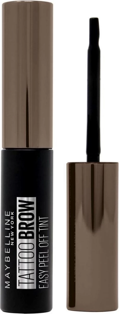 Maybelline New York - Tattoo Brow Peel-Off Wenkbrauwgel - 25 Chocolate Brown - Bruin 1 Maybelline New York - Tattoo Brow Peel-Off Wenkbrauwgel - 25 Chocolate Brown - Bruin