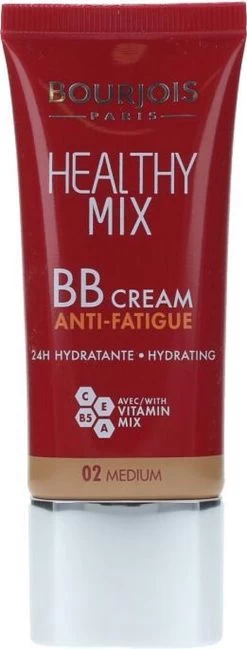 Bourjois Healthy Mix BB Cream Anti Fatigue - 02 Medium Beige -Make-Up Poeder Verkoop 457x1200 2