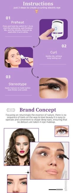 BeautyTech Elektrische Wimperkruller/Wimperkrultang - Roze - Oplaadbaar - Beauty - Verzorging - Make Up -Make-Up Poeder Verkoop 458x1200 3