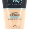 Maybelline Fit Me Matte & Poreless Foundation - 104 Soft Ivory