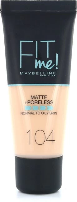 Maybelline Fit Me Matte & Poreless Foundation - 104 Soft Ivory