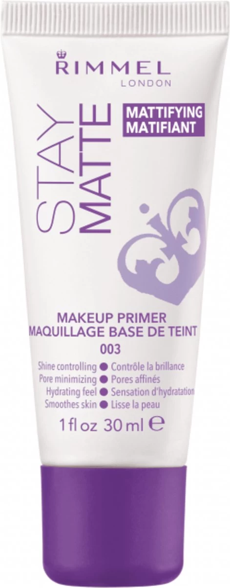 Rimmel London Stay Matte Primer - 003 Transparant 3 Rimmel London Stay Matte Primer - 003 Transparant - Afbeelding 3