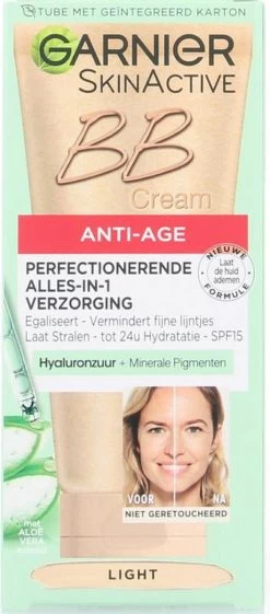 Garnier Skin Naturals BB Cream Anti Aging - 50 Ml - Light -Make-Up Poeder Verkoop 528x1200