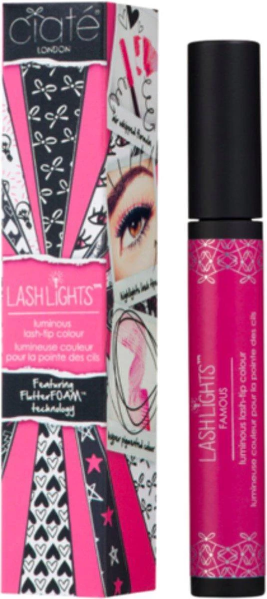 Ciaté Lashlights Famous Pink Mascara 6.5ml 2 Ciaté Lashlights Famous Pink Mascara 6.5ml - Afbeelding 2