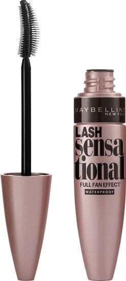 Maybelline New York - Lash Sensational Mascara - Very Black Waterproof - 9.5 Ml -Make-Up Poeder Verkoop 538x1200 1