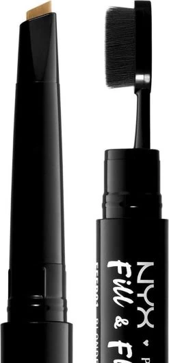 NYX Professional Makeup Fill & Fluff Eyebrow Pomade Pencil - FFEP01 Blonde - Wenkbrauwpotlood - 0,2 Gr -Make-Up Poeder Verkoop 560x1200 5