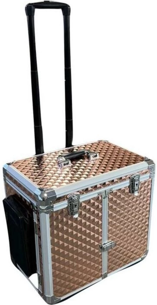 Pedicure Koffer/trolley - Professional Pedicure Case - Rose Gold Disco 2 Pedicure Koffer/trolley - Professional Pedicure Case - Rose Gold Disco - Afbeelding 2