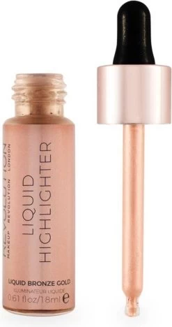 Make-Up Poeder Verkoop 15 Makeup Revolution - Liquid Highlighter - Bronze Gold