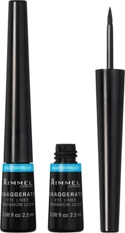 Rimmel London Rimmel Exaggerate Waterproof - Zwart - Eyeliner -Make-Up Poeder Verkoop 646x1200 2