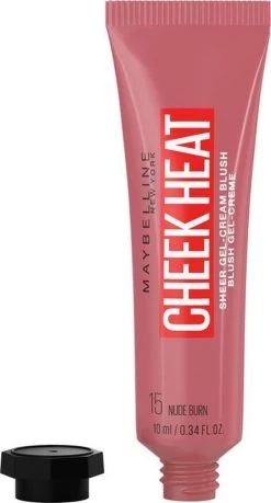 Maybelline Cheek Heat Blush 15 Nude Burn 15 G Crème -Make-Up Poeder Verkoop 646x1200