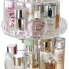 TRIXES Make Up Organizer - 360 Graden Cosmetica-organizer - 3-laags, Heldere Acrylstandaard - Draaibaar Display Met Kristallen Design - Voor Shampoo, Conditioner, Parfum, Lippenstift En Nog Veel Meer