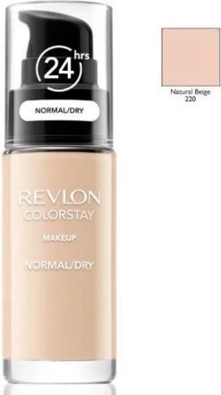 Revlon Colorstay Makeup Foundation SPF 20 - 220 Natural Beige - 30 Ml - Foundation 13 Revlon Colorstay Makeup Foundation SPF 20 - 220 Natural Beige - 30 Ml - Foundation -Make-Up Poeder Verkoop 672x1200