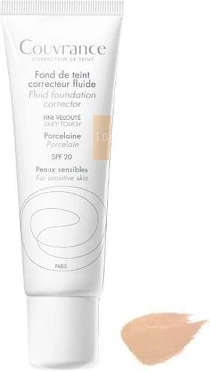 Avene Couvrance Fluid Foundation Corrector SPF20 30ml 1 Avene Couvrance Fluid Foundation Corrector SPF20 30ml