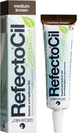 Bestsellers 1 RefectoCil - Sensitive - Wimper & Wenkbrauw Verf - Midden Bruin - 15 Ml