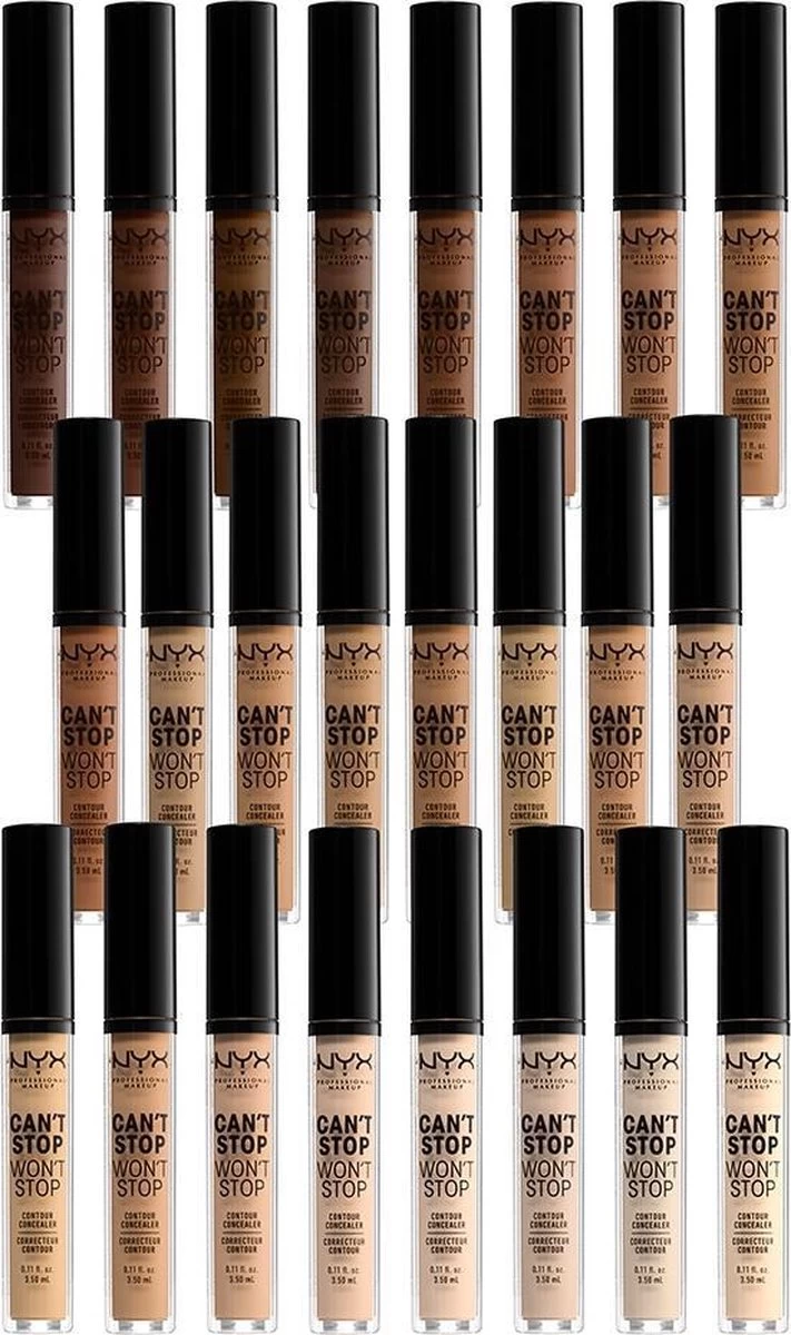 NYX Professional Makeup - Can't Stop Won't Stop Concealer - Caramel 5 NYX Professional Makeup - Can't Stop Won't Stop Concealer - Caramel - Afbeelding 5