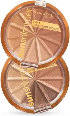 Rimmel London Rimmel - SunShimmer 3 In 1 Shimmering Bronzer Lustrous Powder 9.9 G 1 Gold Princess - -Make-Up Poeder Verkoop 728x1200 1