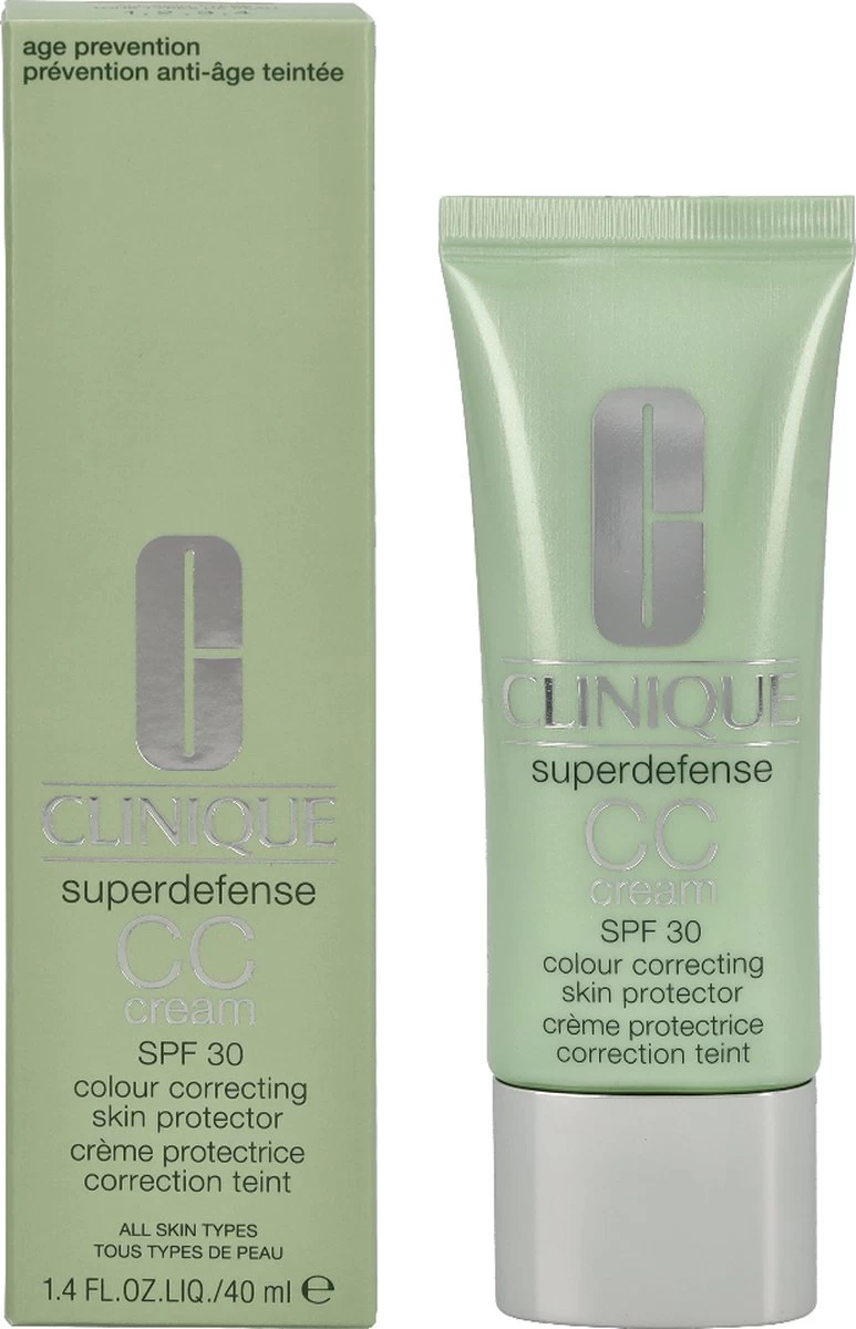 Clinique Superdefense CC Cream SPF30 - 03 Light Medium - 40 Ml 2 Clinique Superdefense CC Cream SPF30 - 03 Light Medium - 40 Ml - Afbeelding 2