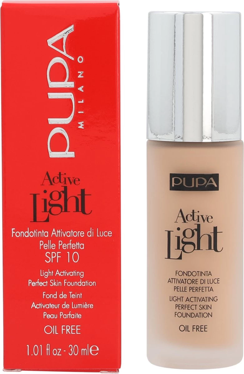 Pupa Active Light Foundation 020 Nude 9 Pupa Active Light Foundation 020 Nude - Afbeelding 9