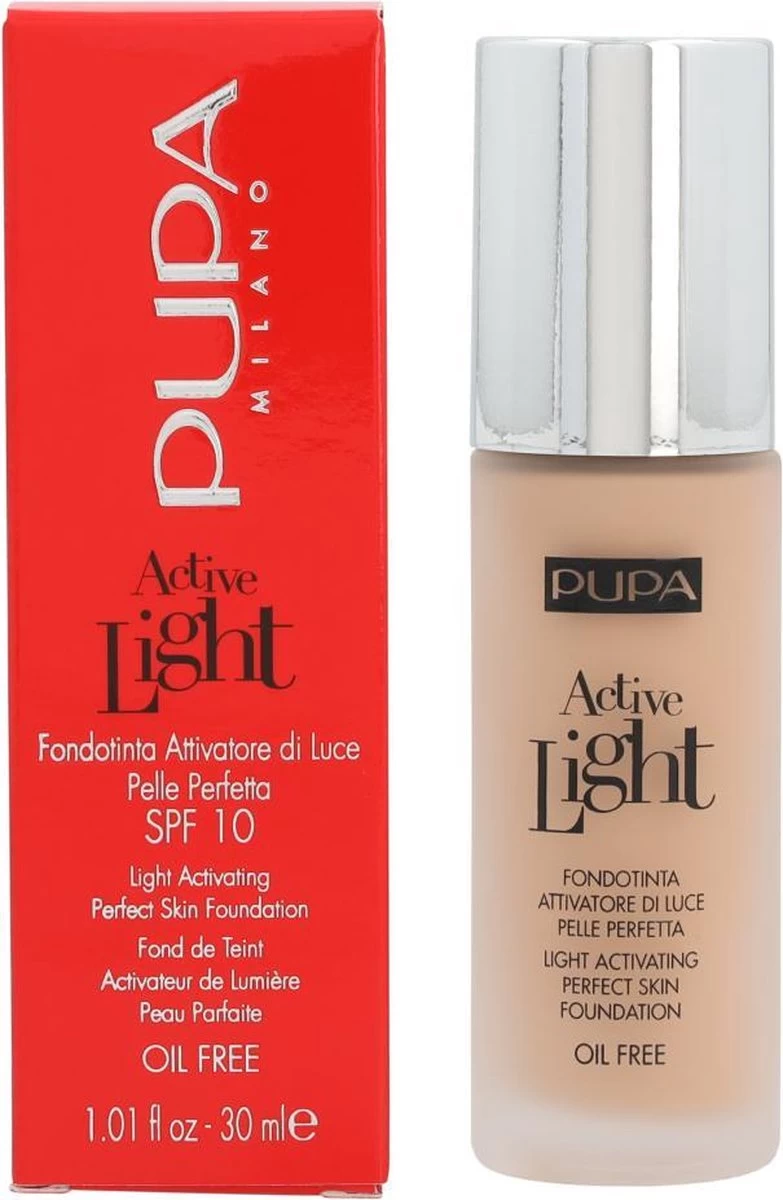 Pupa Active Light Foundation 020 Nude 12 Pupa Active Light Foundation 020 Nude - Afbeelding 12