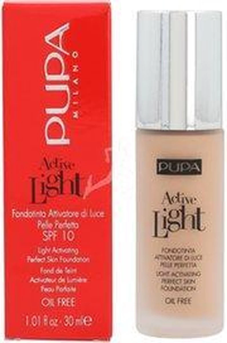 Pupa Active Light Foundation 020 Nude 4 Pupa Active Light Foundation 020 Nude - Afbeelding 4