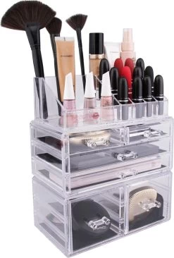 Beauty Attraction Make Up Organizer – Opbergdoos – Nagellak – Organizer 22 X 2,12 X 5,8 CM – 24 X 15 X 11 CM – Transparant -Make-Up Poeder Verkoop 810x1200 6