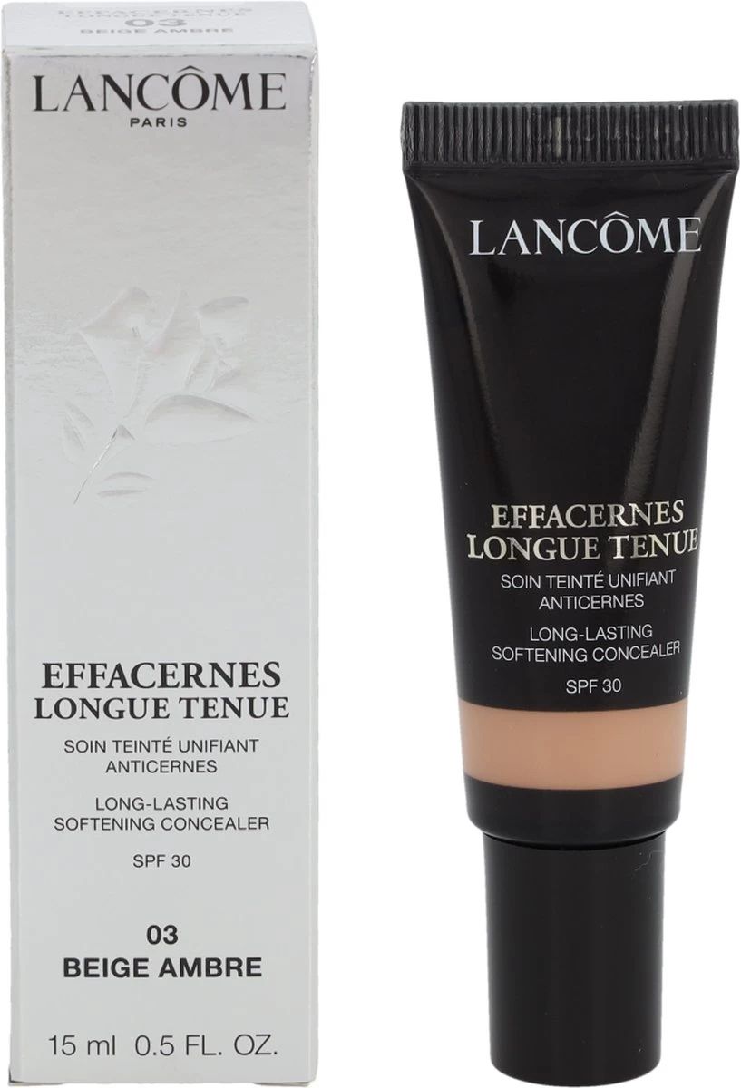 Lancôme Effacernes Longue Tenue Concealer 15 Ml - 03 Beige Ambre 8 Lancôme Effacernes Longue Tenue Concealer 15 Ml - 03 Beige Ambre - Afbeelding 8