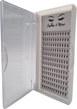 Lashes & More - Nepwimpers - 10D 15mm 0.05 D Krul - Pre-Made Volume Fans – Russian Volume – Pre-Made Fans- Wimperextensions – Wimper Extensions - Verkrijgbaar In Lengte 9mm Tot 15mm