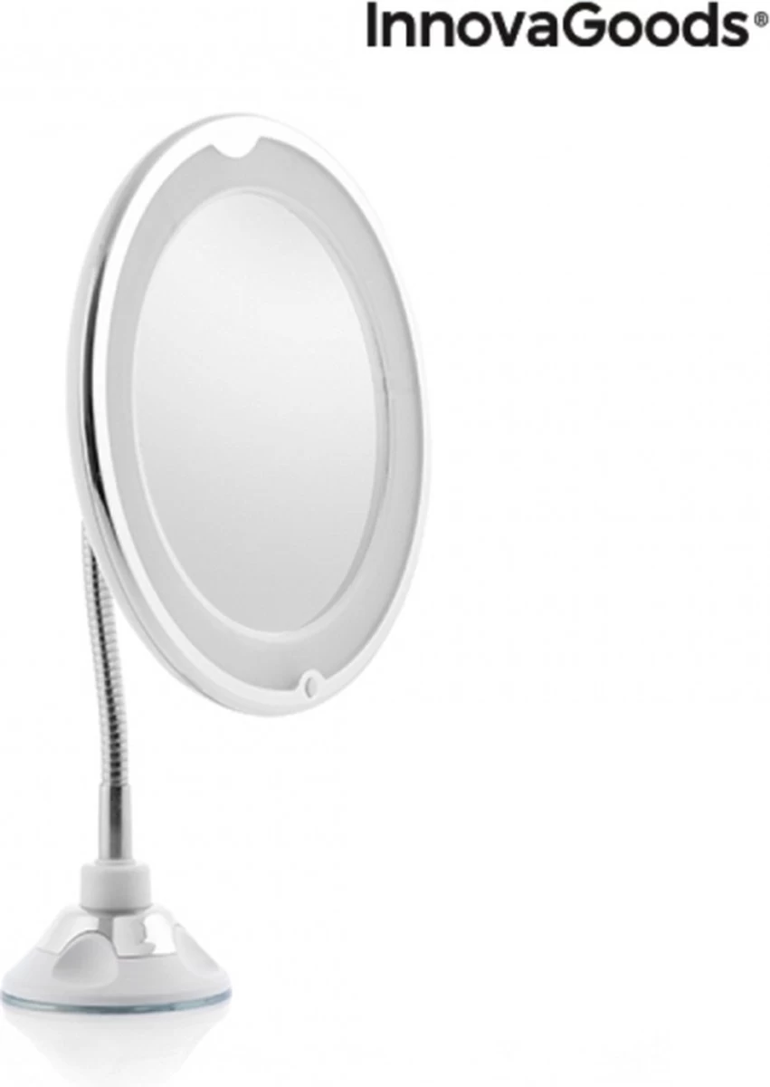 Innovagoods Led Vergrotende Spiegel Met Flexibele Arm En Zuignap Mizoom - Spiegel Met Verlichting - Spiegel - Spiegel Met Zuignap - Spiegel Met Verlichting - Badkamerspiegel Met Led Verlichting - Spiegel Met Verlichting Make Up - Spiegel Met Licht 2 Innovagoods Led Vergrotende Spiegel Met Flexibele Arm En Zuignap Mizoom - Spiegel Met Verlichting - Spiegel - Spiegel Met Zuignap - Spiegel Met Verlichting - Badkamerspiegel Met Led Verlichting - Spiegel Met Verlichting Make Up - Spiegel Met Licht - Afbeelding 2