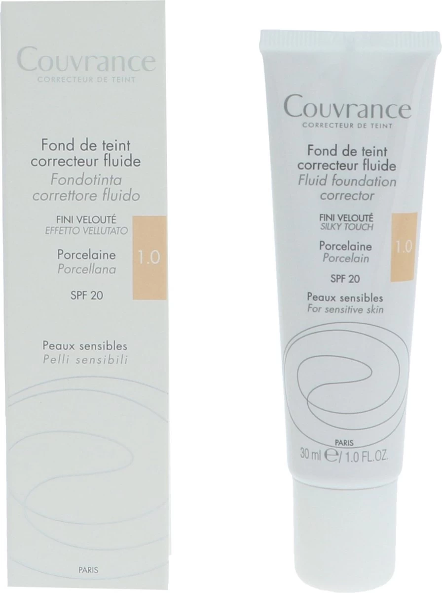Avene Couvrance Fluid Foundation Corrector SPF20 30ml 3 Avene Couvrance Fluid Foundation Corrector SPF20 30ml - Afbeelding 3