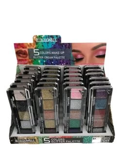 Leticia Well - Glitter Cream Make-up Palette Ogen En Lippen - 5 Tinten Roze/zilver/koper/groen/paars - Nummer 03 5 Leticia Well - Glitter Cream Make-up Palette Ogen En Lippen - 5 Tinten Roze/zilver/koper/groen/paars - Nummer 03 -Make-Up Poeder Verkoop 900x1200 11