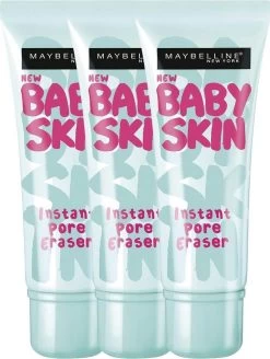 Maybelline Babyskin Pore Eraser Primer - Transparant - 3 Stuks - Voordeelverpakking -Make-Up Poeder Verkoop 905x1200