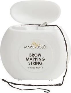 Marie-José & Co - Brow Mapping String - Voor Henna Brows & Microblading - Kleur Draad: Zwart - 1 X 10 M - 50 Toepassingen