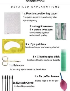 Lashes & More | Wimperextensions Starters Pakket | Oefenset Voor Beginnend Wimperstylist | Lash Kit | Oefen Wimper Set -Make-Up Poeder Verkoop 926x1200 2